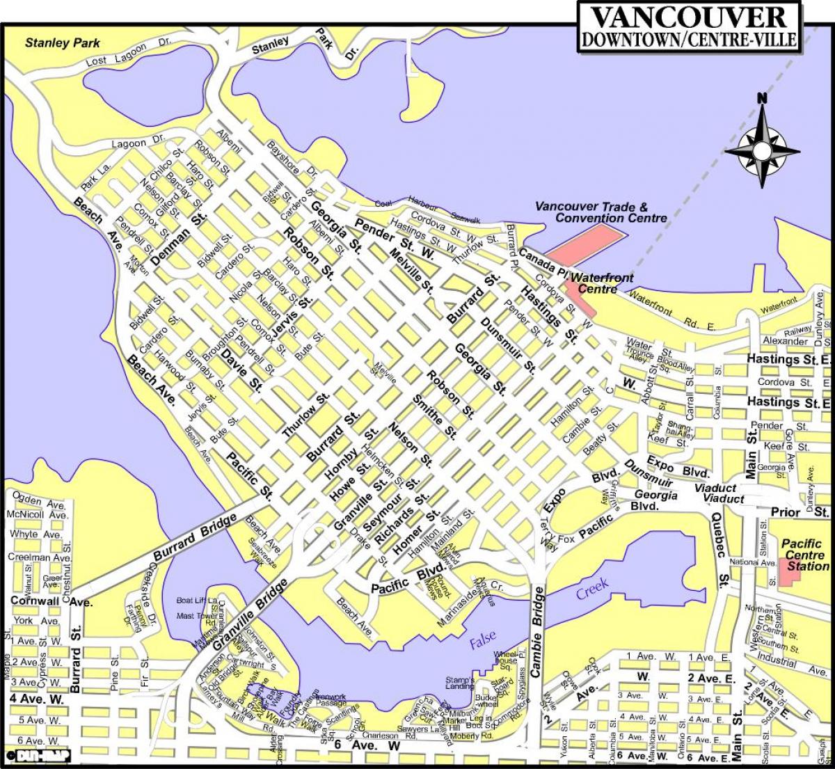Карта Ванкувера до н. э.