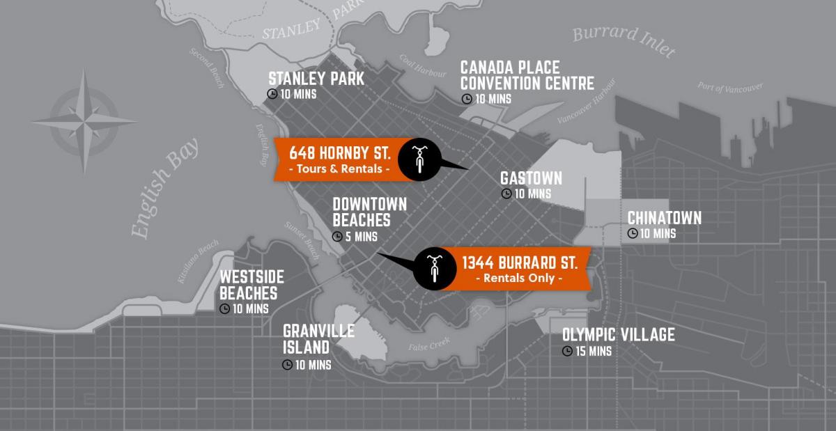 Карта цикла и руководство острова Ванкувер 