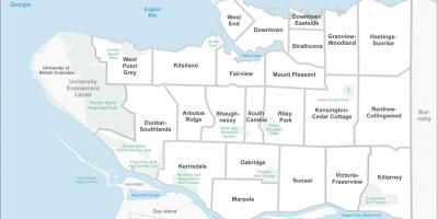 Карта недвижимости Ванкувера 