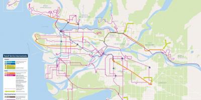 Транспортная система Ванкувера карте