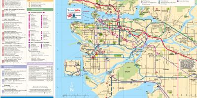Карта Большого Ванкувере