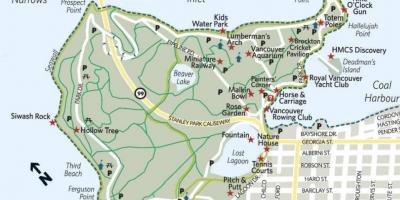 Карта арка дровосеку Стэнли Парк