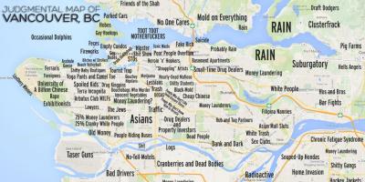 Осуждать карте Ванкувера